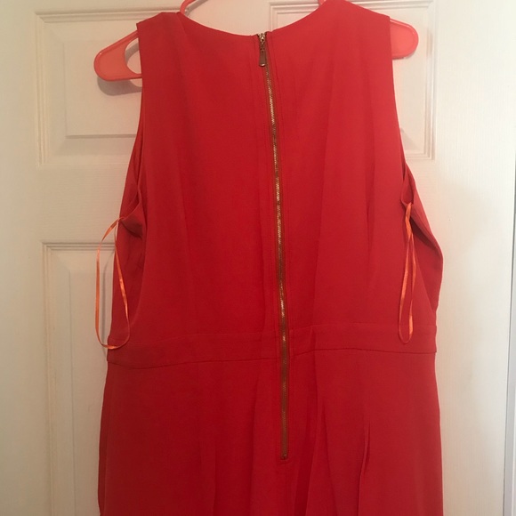 🌺Host Pick🌺Orange Plus Size Jumpsuit Sz. 1 2 3XL - Picture 4 of 6